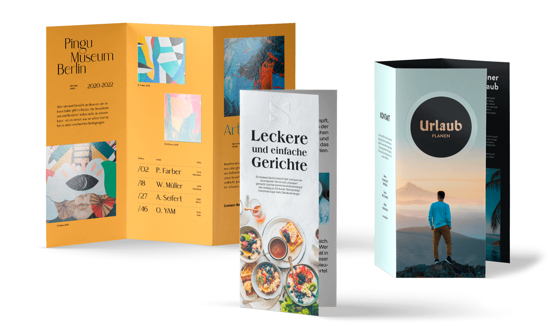 Faltblätter mit Veredelung drucken lassen
