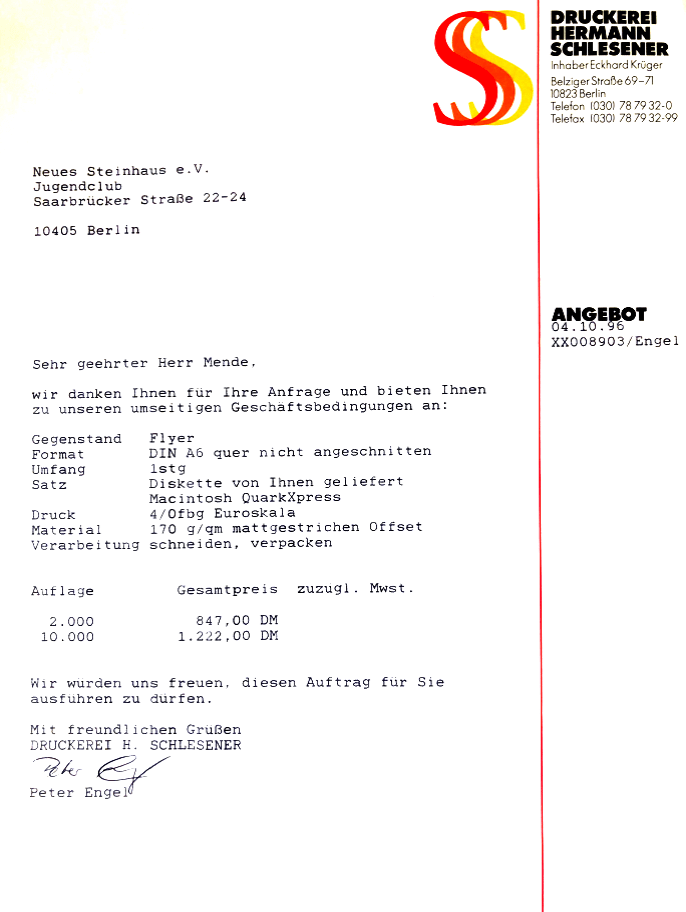 Geschichte der Pinguin Druck GmbH