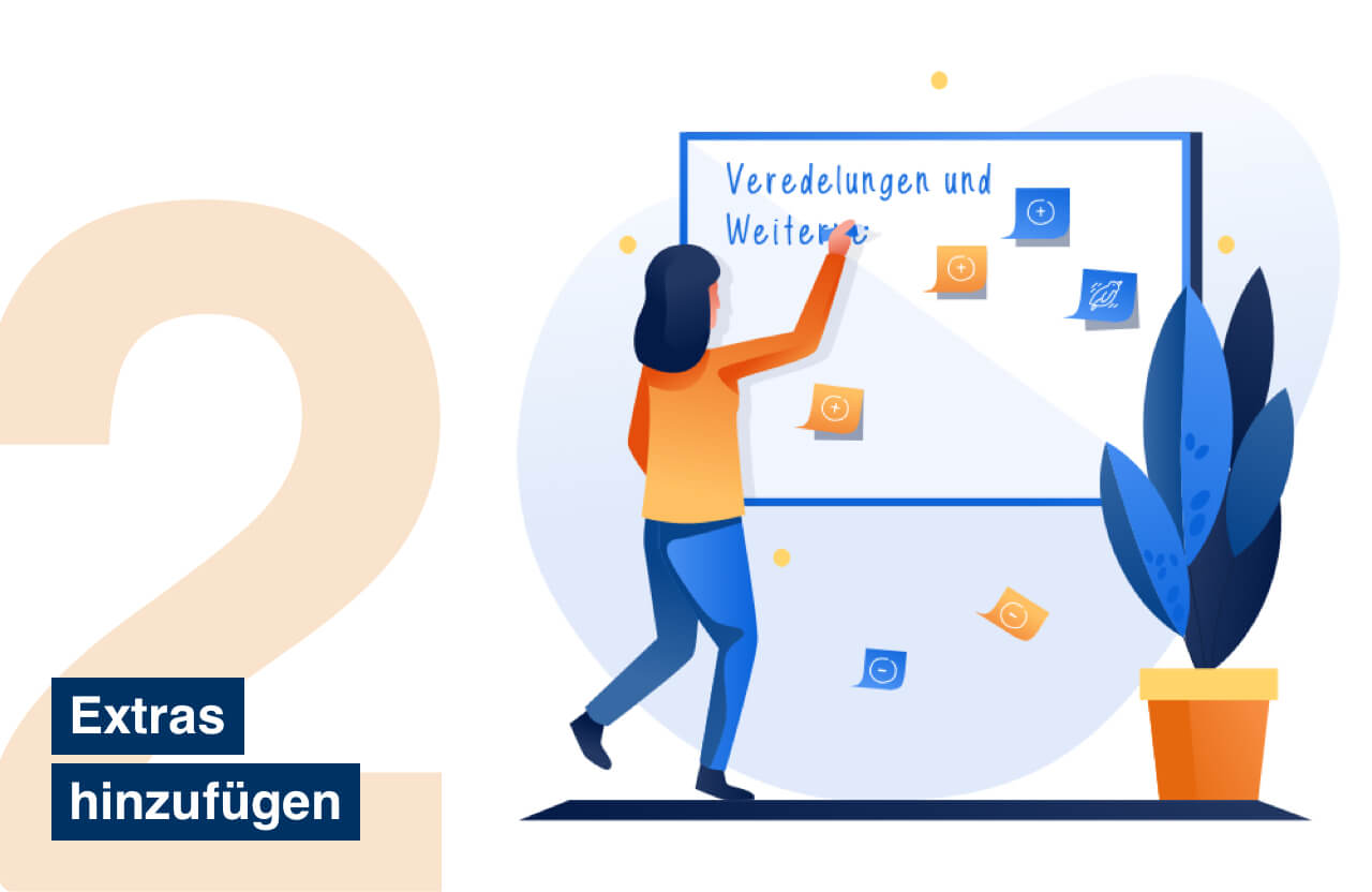 Extras hinzufuegen